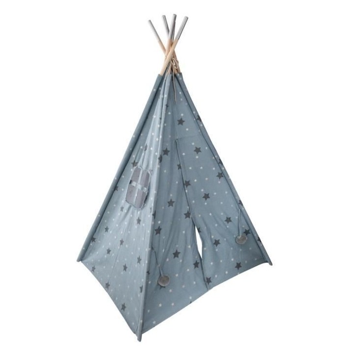 Tipi 5 pieds H.160 cm - Argent - Style enfant