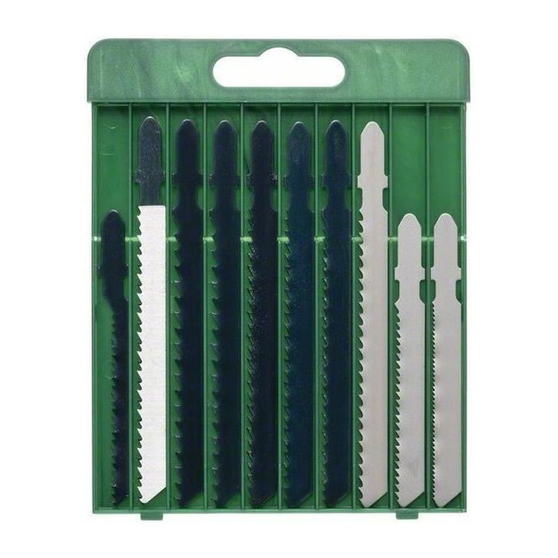 BOSCH Accessoires - 10 lames scies sauteuses emmanch. T