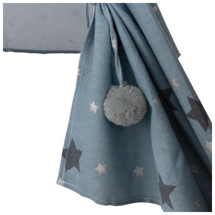 Tipi 5 pieds H.160 cm - Argent - Style enfant