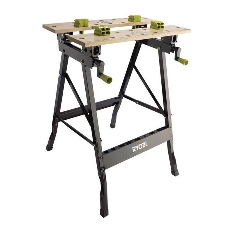 RYOBI Etabli pliable et orientable a 90° RWB02 avec 100 kg de charge maximale