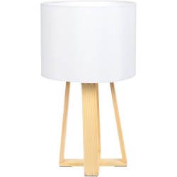 Lampe sur pied en bois - H....