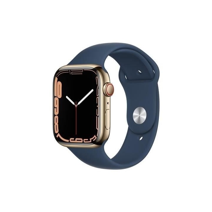 Apple Watch Series 7 GPS + Cellulaire - 45mm - Boîtier acier inoxidab