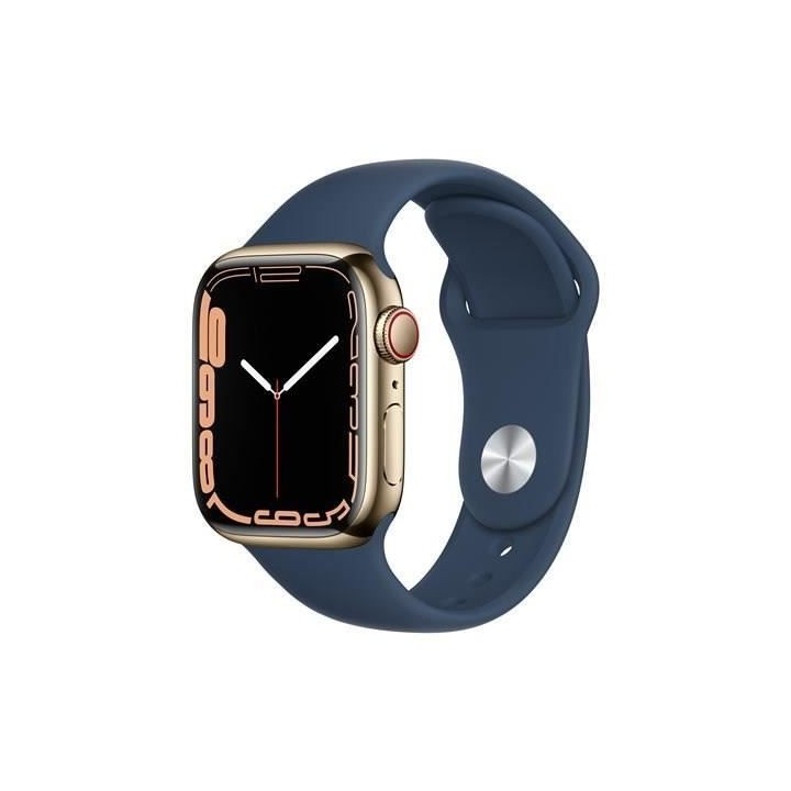 Apple Watch Series 7 GPS + Cellulaire - 41mm - Boîtier acier inoxidab