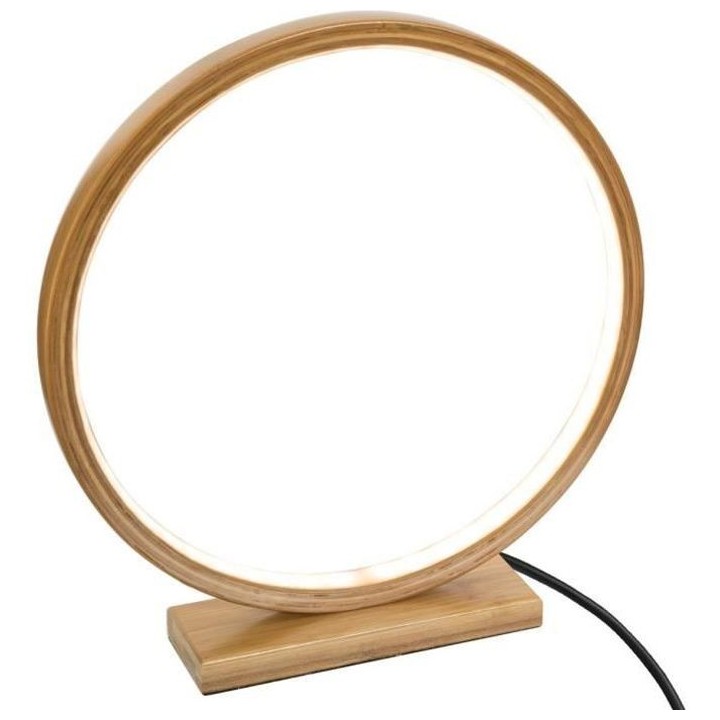 Lampe en bambou - 57 LED - 1,2 W - H. 32 cm - Beige