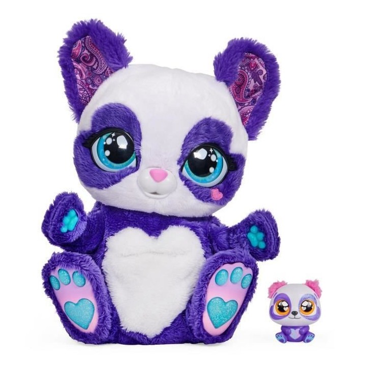 PEEK-A-ROO - MAMAN PANDA ET BEBE SURPRISE - 6060420 - Peluche interact
