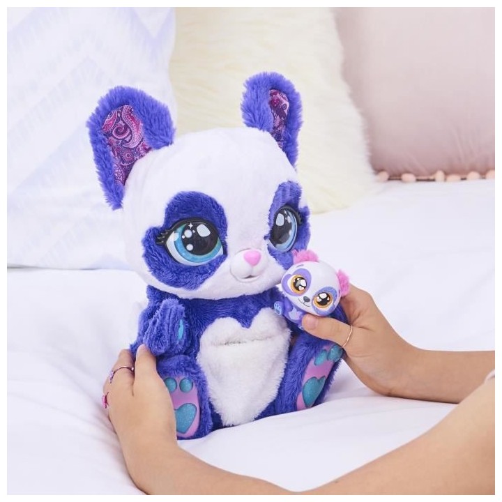 PEEK-A-ROO - MAMAN PANDA ET BEBE SURPRISE - 6060420 - Peluche interact