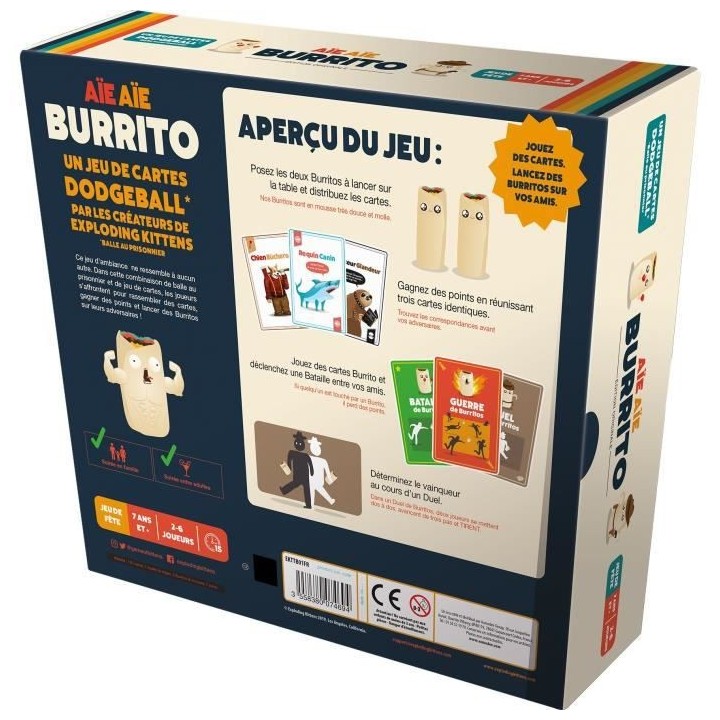 ASMODEE - Aie Aie Burrito - Age: 7+ - Nombre de joueurs: 2-6