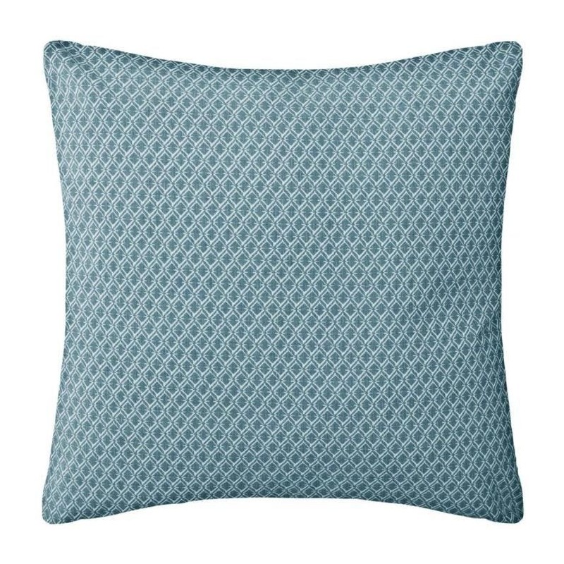 Coussin motif Otto - 38 x 38 cm - Bleu