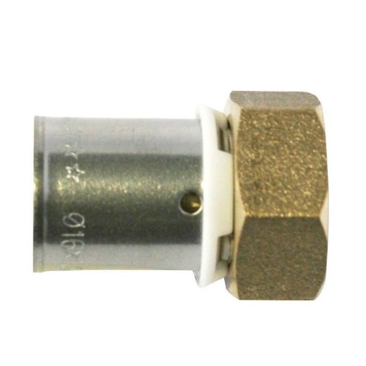 SOMATHERM Raccord femelle a sertir PER droit Ø 25 - Ø taraudage 3/4