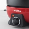 HKoeNIG ALP1800 - Appareil a fondue électrique rouge et noir