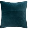 Coussin velours Emb Dolce - 40 x 40 cm - Bleu canard