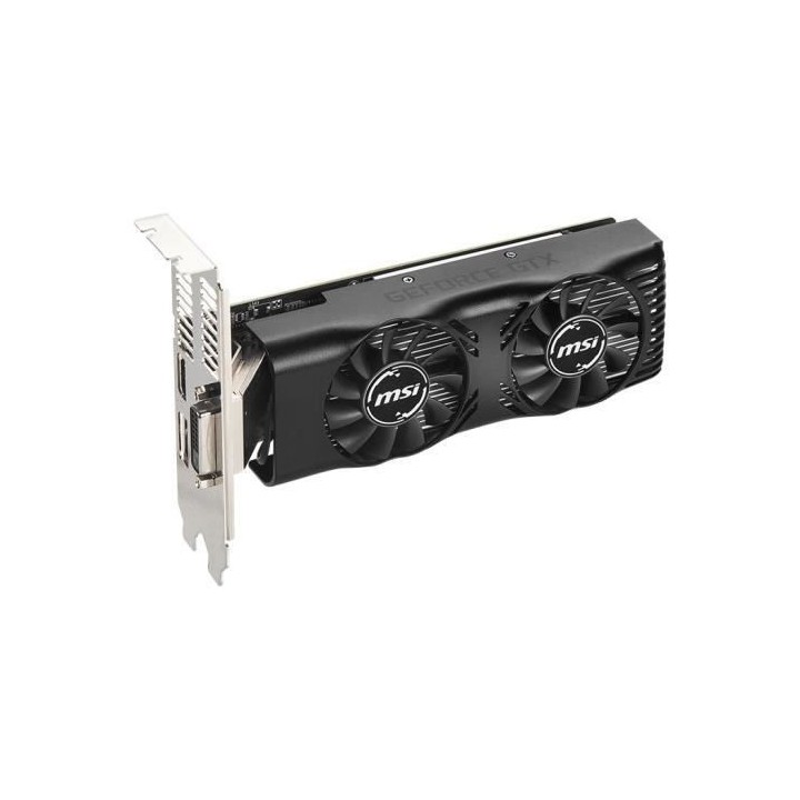 Carte Graphique - MSI - GeForce GTX 1650 4GT LP OC - 4 Go - GDDR5 - PC