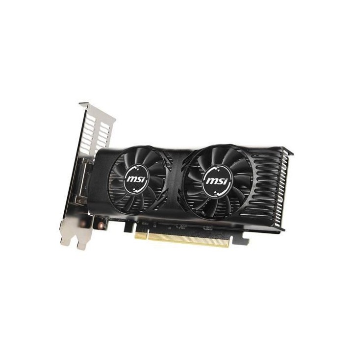 Carte Graphique - MSI - GeForce GTX 1650 4GT LP OC - 4 Go - GDDR5 - PC