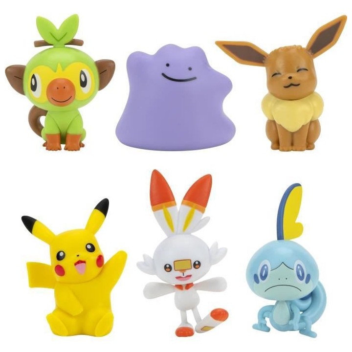 Bandai - Pack de 6 figurines