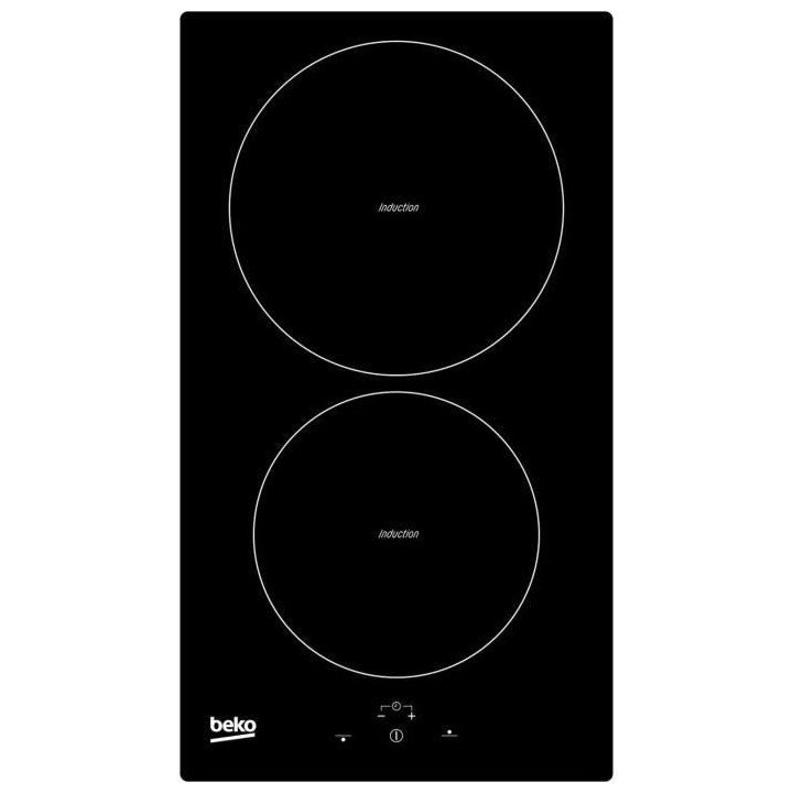 Plaque de cuisson Induction BEKO - 2 feux - L30 cm - HDMI32400DT