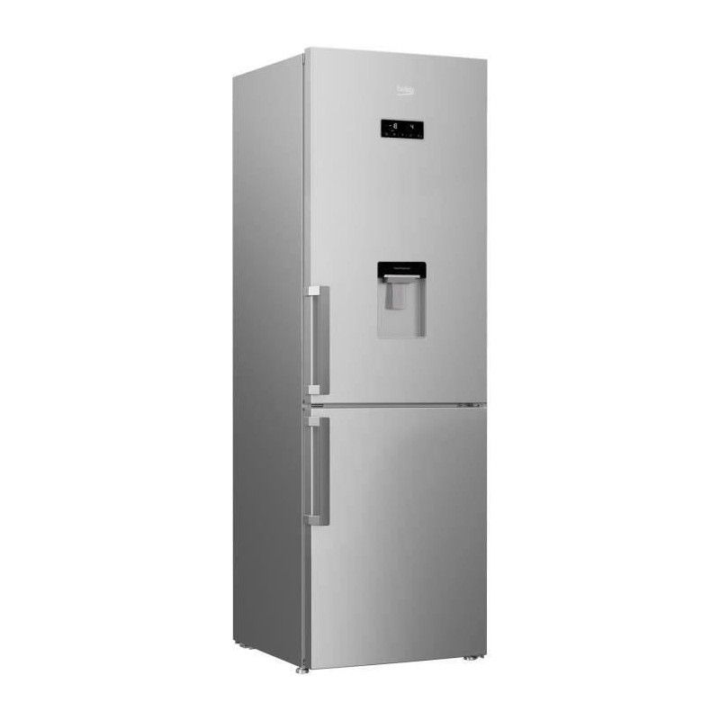 BEKO - RCNA366DSN - Réfrigérateur congélateur bas - 320 L (211+109) - NeoFrost - Gris acier