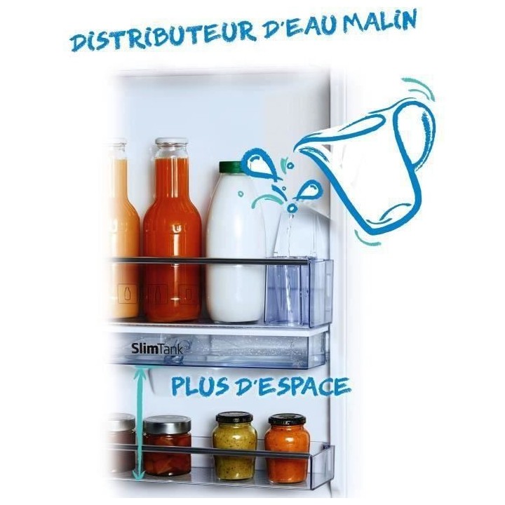 BEKO - RCNA366DSN - Réfrigérateur congélateur bas - 320 L (211+109)