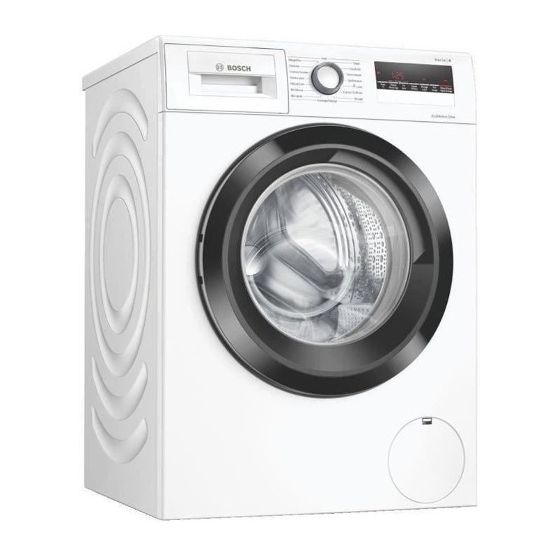 Lave-linge hublot BOSCH WAN28209FF SER4 - 9 kg - Induction - Fin différée - 1400 trs/min - Blanc