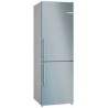 Réfrigérateur combiné pose-libre BOSCH - KGN36VLDT - SER4 - Réfrigérateur: 218 l - Congélateur: 103 l - 186X60X66cm - INOX