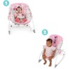 Transat BRIGHT STARS Disney baby Minnie - Evolutif - 2 Positions inclinaison - 61 x 86 x 71 cm - Rose multicolore - Des la naiss