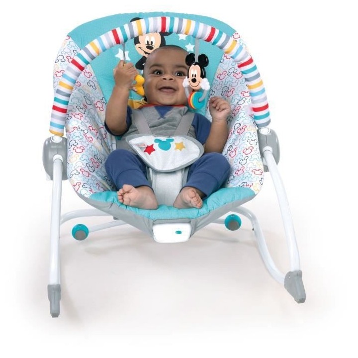 Transat BRIGHT STARS Disney baby Mickey - Evolutif - 2 Positions incli
