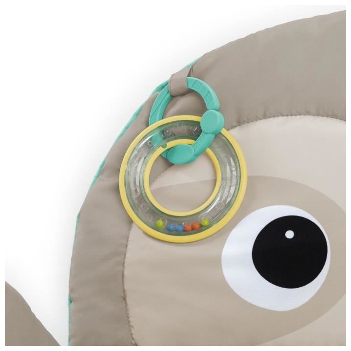 Tapis d'éveil BRIGHT STARS Paresseux - Taille XL - Avec coussin de ma