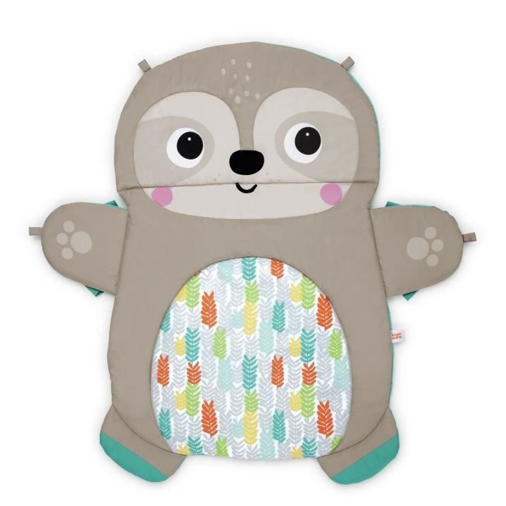 Tapis d'éveil BRIGHT STARS Paresseux - Taille XL - Avec coussin de ma