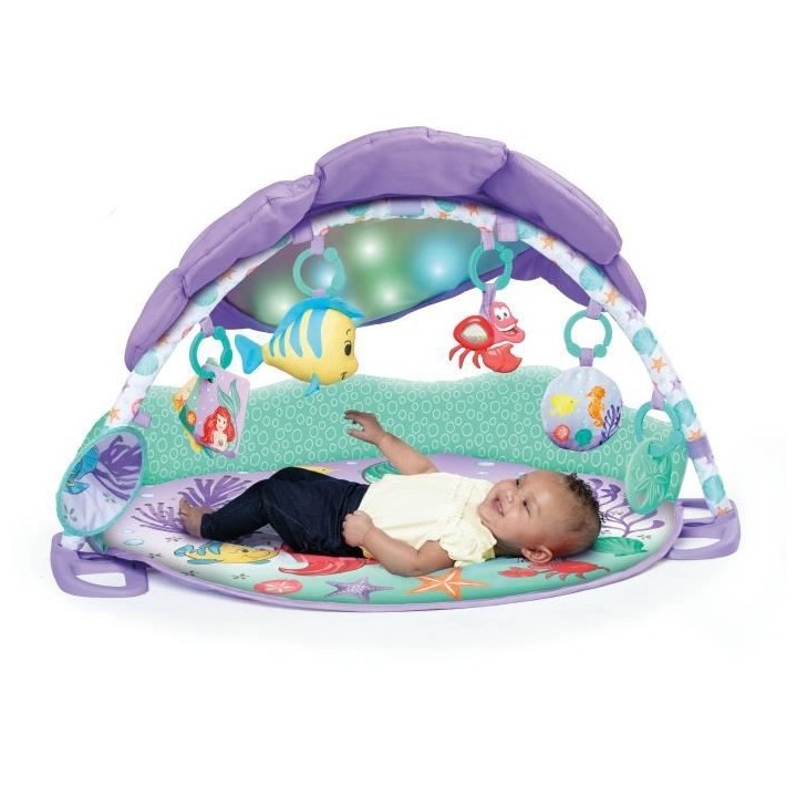 Tapis d'éveil BRIGHT STARS Pink Disney Gym - 48 x 81 x 81 cm - Multic