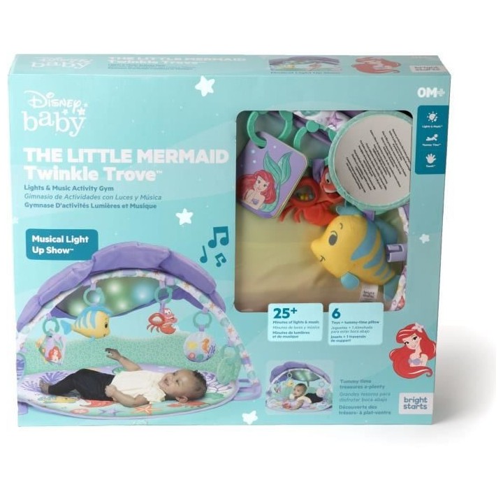 Tapis d'éveil BRIGHT STARS Pink Disney Gym - 48 x 81 x 81 cm - Multic