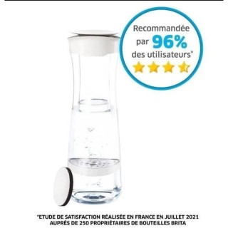 BRITA Bouteille filtrante FILL&SERVE 1,3L Graphite + 1 disque de recha