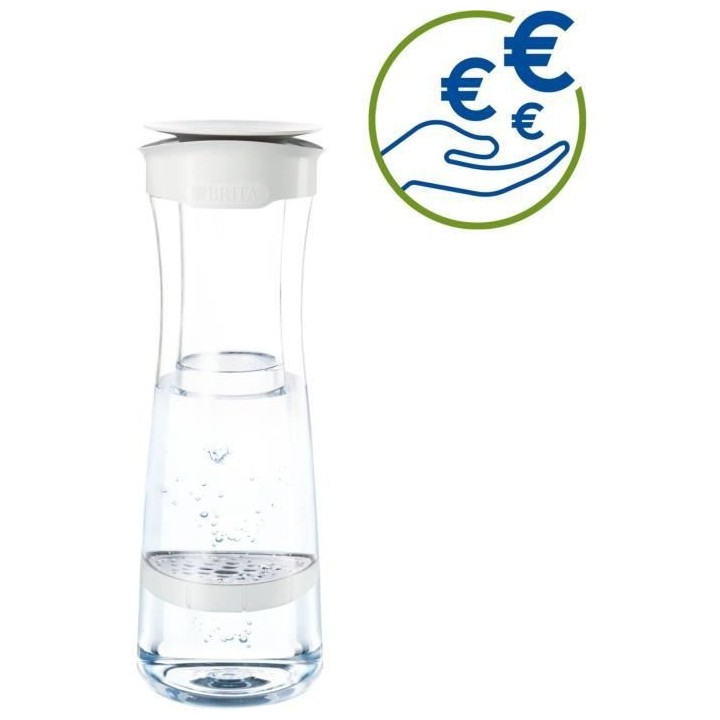 BRITA Bouteille filtrante FILL&SERVE 1,3L Graphite + 1 disque de recha
