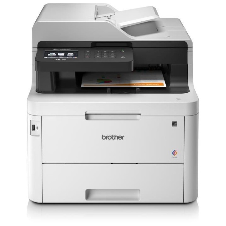Imprimante multifonction - BROTHER MFC-L3770CDW - Laser couleur 4-en-1