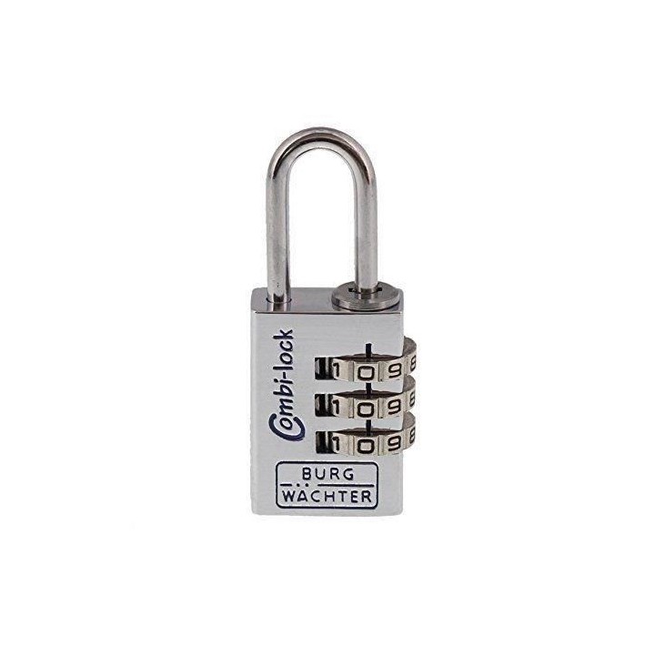 BURG-WÄCHTER Cadenas Chromo 90 20 SB - Anse chromé