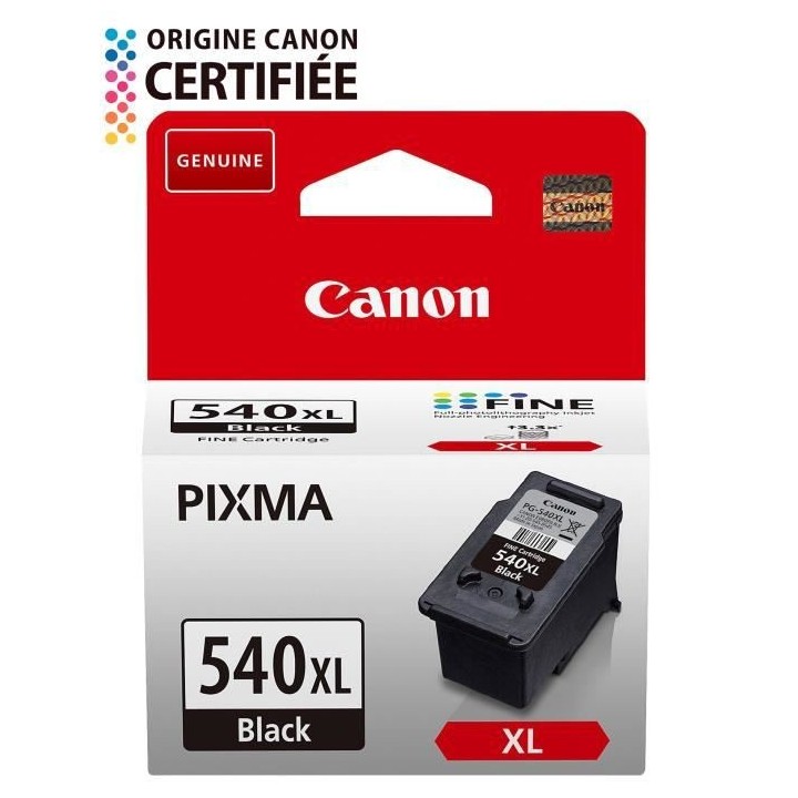 Canon Cartouche d'encre PG-540 XL grande capacité Noir, emballage car