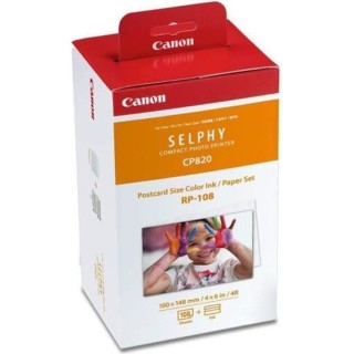 CANON RP-108 Kit cassette a ruban d'impression + papier - 108 tirages