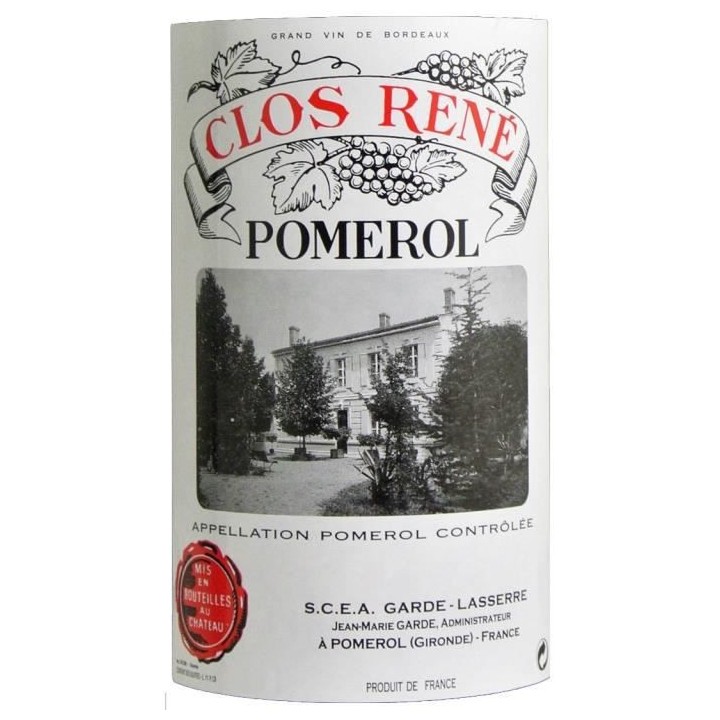 Clos René 2020 Pomerol - Vin rouge de Bordeaux
