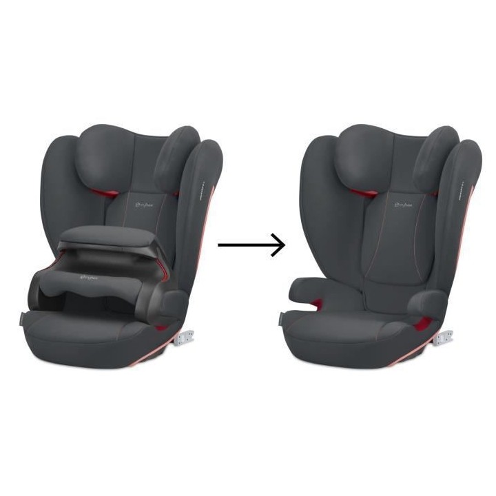 Siege auto CYBEX Pallas B2-Fix Steel - Groupe 1/2/3 - Isofix - Gris