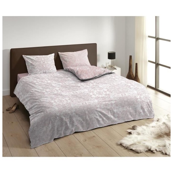 Descanso Housse de couette 9308-K 200x200/220 cm Rose
