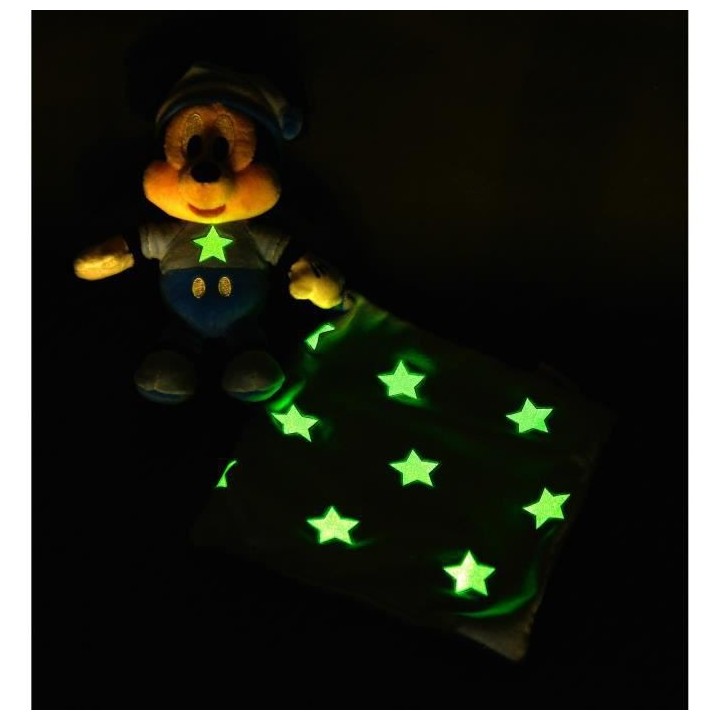 Peluche Disney Mickey Phosphorescente - 25 x 10 x 8 cm - Impression lu
