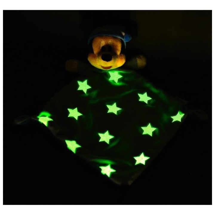 Disney - Doudou Mickey Phosphorescente (30cmx30cmx8cm)