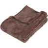 Plaid microfibre - 125 x 150 cm - Taupe