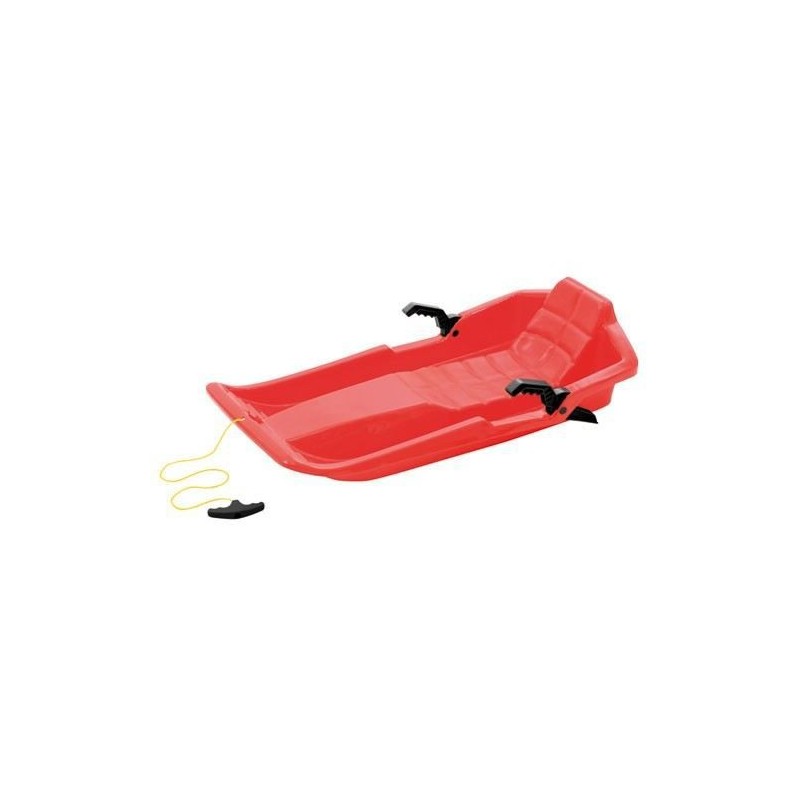 EDA Luge - 1 place - Dimensions 76 X 43 X 19 CM - Coloris Rouge et Freins Noirs