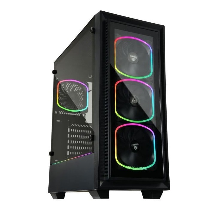 ENERMAX BOITIER PC ENERMAX StarryFort - Gaming - Noir - Verre trempé