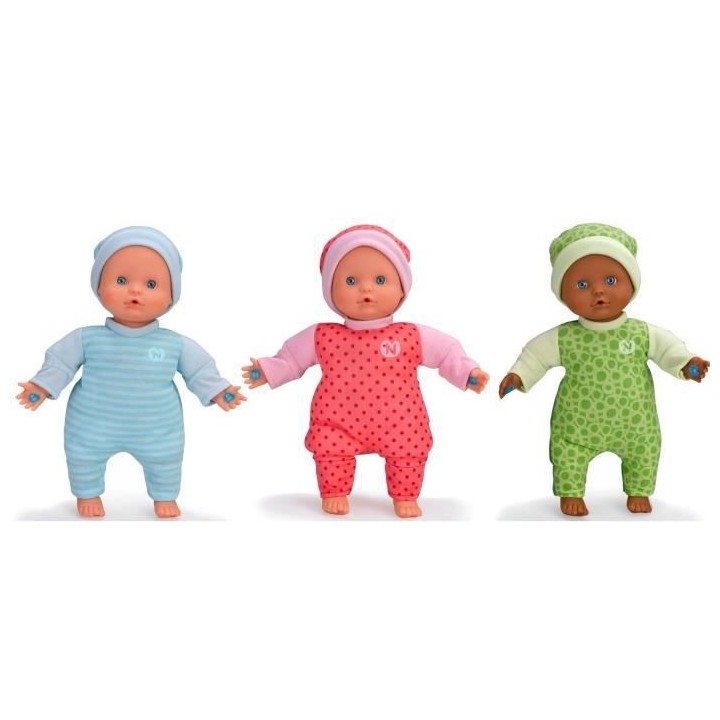 Nenuco - Poupon Soft 25 cm rose - 3 fonctions