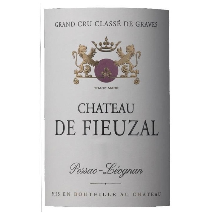 Château de Fieuzal 2019 Pessac Léognan - Vin rouge de Bordeaux