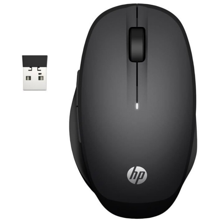 Souris HP Dual Mode - Sans fil - Noir