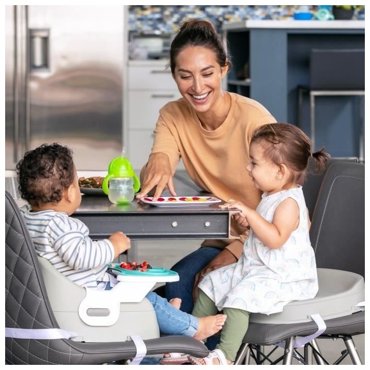 Siege réhausseur repas INFANTINO Combo Duo évolutif 4 en 1