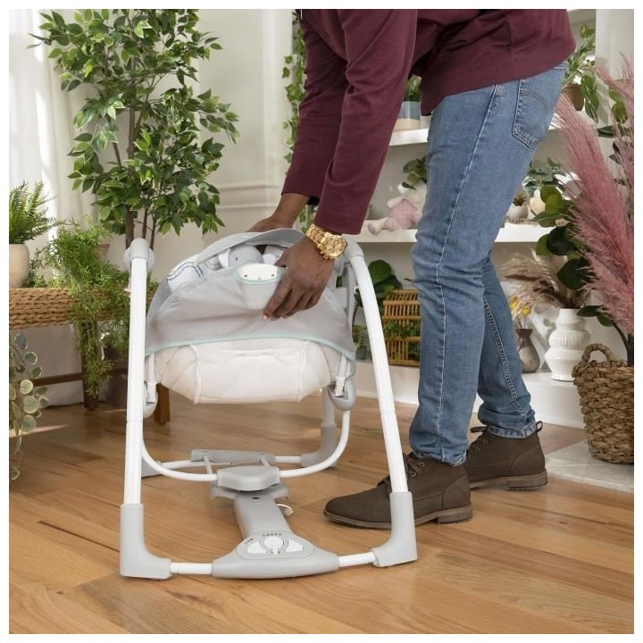 Balancelle INGENUITY - USB - 5 vitesses - 61 x 77 x 53 cm - Multicolor