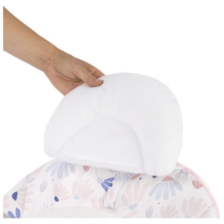 Transat INGENUITY Keep Cosy - 3 en 1 - - 53 x 65 x 51 cm - Blanc Rose