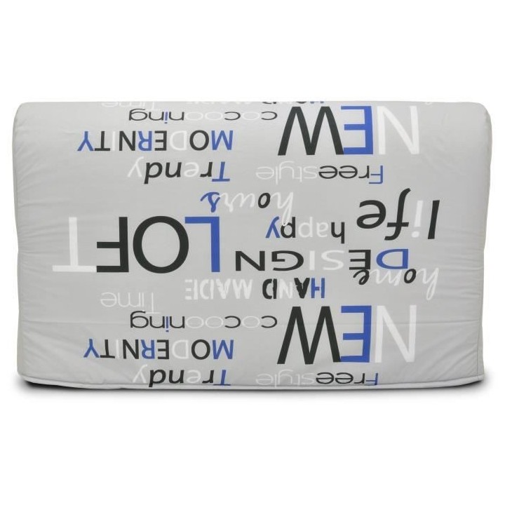 Banquette BZ - Tissu Anthracite - L143 x P97 x H89cm - Joe